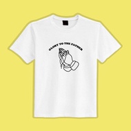 GLORY TO THE FATHER 基督教 衣服 T恤 白T 童裝 純棉 吸濕排汗