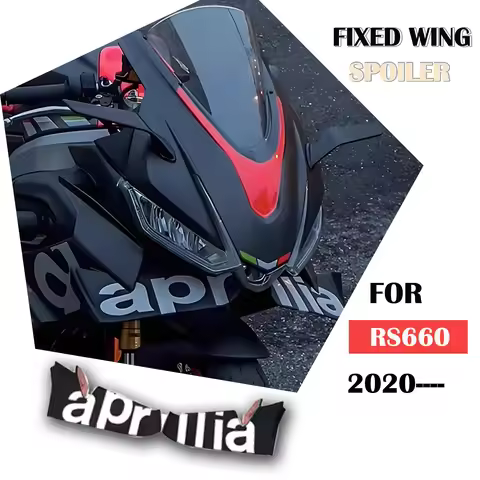 For RS660 RS 660 rs660 rs 660 2020-2024 Motorcycle ABS Front Spoiler 5 Color Wing Aerodynamic Wingle