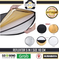 5 in 1 Reflector 110cm For Photography Video Foldable Reflector 110 cm 5in1