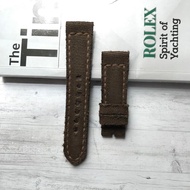 tali jam tangan gunnystraps untuk iwc 22mm : canvas dark brown #10