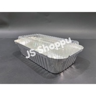 MYCHEF 4423-P Aluminium Foil Tray with Clear Lid (5 sets ±) Rectangle /Rectangular My Chef Foil Tray