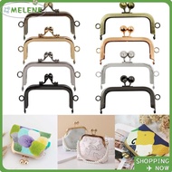 MELENE Purse Frame Kiss Clasp, Metal Vintage Purse Clasp Frame, Bag Hardware Bag Kiss Clasp Lock DIY