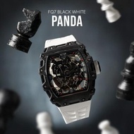 Jam OFTEQ FQ7 PANDA Carbon Fiber Automatic Watch