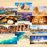 Egypt Cairo Gift Souvenir Fridge Magnet Door Gift Food Culture Festivities 10 cm x 5