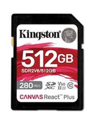 金士頓 SDR2V6/512GB V60 C10 SD記憶卡 適用專業相機 攝影機
