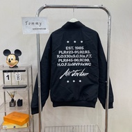 [HIGH QUALITY] - Jacket Bomber A1r J0rd@n 1985 Double-Sided White Letter Embroidery - High Quality P