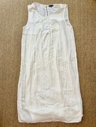 BENSIMON米白色無袖連身洋裝