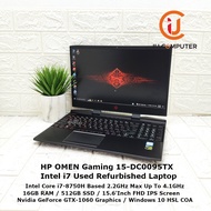 HP OMEN GAMING 15-DC0095TX INTEL CORE I7-8750H 16GB RAM 512GB SSD GTX1060 USED LAPTOP REFURBISHED NOTEBOOK