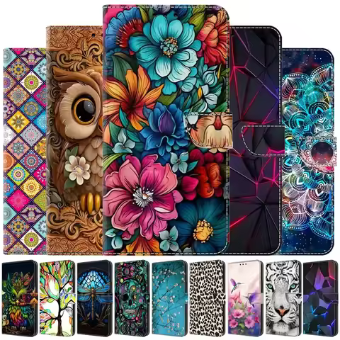 For Xiaomi Redmi Note 10 Pro Case Fashion Cartoon Leather Case For Xiomi Redmi Note 10 9 8 Pro Note1