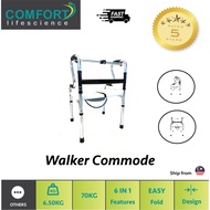 WALKING COMMODE CHAIR