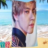 GOT7 YuGyeom Fan Club Bath Towel Microfiber Soft Quick Dry Absorbent For Travel Beach Pool Shower—Gr