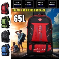 65L Backpack Travel Hiking Backpack Trekking Camping Beg Pack Waterproof Large Capacity Outdoor Spor