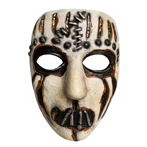 Joey Jordison Latex Mask Halloween Masquerade Cosplay Costume Half Face Masks Props
