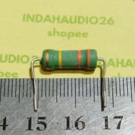 HIJAU GREEN 330K 3w 5% copper feet 330 kilo ohm resistor 330k 3w 3watt 3 w 3 watt japan