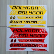 Stiker Decal Sepeda Polygon Xtrada