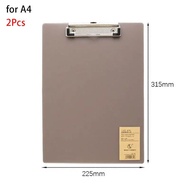 2Pcs Document Folder A6/A5/A4 Clipboard Ticket Bill Holder Hanging Cardboard File Folder Board Notep