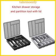 TAK Multi Compartment Drawer Organizer Flatwares Cutlery Holder Cutlery Organizer