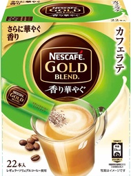 Nestle Japan Nescafe Gold Blend Fragrance Glossy Cafe Late Stick Coffee 22 pieces undefined - 雀巢日本Nescafe Gold Blend香水光泽咖啡厅晚棒咖啡22件