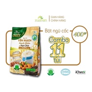 Combo of 11 Bags of Oatmeal Almond Chia Seeds XuanAn[low sugar].400G{25g*16 packs}.(Free 11 bags of 