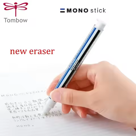 Tombow Pen-Style Eraser, MONO Zero Click Type Round/ Rectangle Refill Precision Tip Sketch Painting 