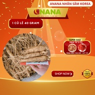 6-year-old Korean standard fresh ginseng - 1 odd root 40 grams, a precious herb for health gift - AN
