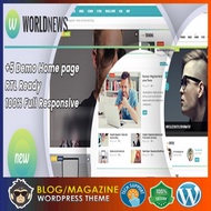 WorldNews - Magazine RTL Responsive WordPress BlogMagazine 2.4