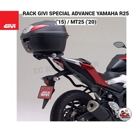 RACK GIVI SPECIAL ADVANCE YAMAHA R25 ('15) / MT25 ('20) RGV-SRVR25MT25
