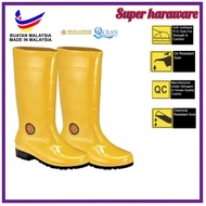 🔥KORAKOH SAFETY RUBBER BOOT #7000 (Yellow) Rain Boot Rubber Shoe Kasut Getah Kasut Kebun Kasut Sawah