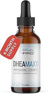 BIOLABS PRO Dhea Oil - Bioidentical Natural Hormone Balance Support For Women or Men - Six Month Sup
