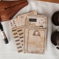 Junk Journal Daily Note Stickers | Shinjodu | Journal | Bujo | Scrapbook | Vintage Sticker