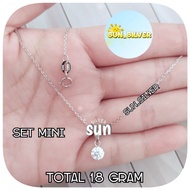 925 silver Necklace, genuine 925 silver, gold plated, mini nori necklace, desi pendant