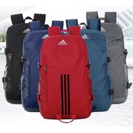 ▫ Adidas กีฬา unisex และกระเป๋าเป้สะพายหลังกระเป๋านักเรียนที่เดินทางมาพักผ่อน