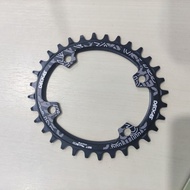 Shimano 32T Oval 96 bcd Asymmetrical Chainring Deckas MTB Narrow Wide