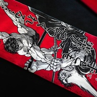 刃牙道名場面毛巾-紅