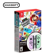 Super Mario Party with Pastel Purple + Pastel Green Joycon Bundle - Nintendo Switch