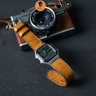 Dây đồng hồ Siêu bền da bò vân hạt màu vàng - RAM Classic 1931