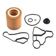 【ESYS fast】Oil Filter+Housing Gasket& Cooler Seal Set for BMW For X1 X3  for N26 N52 N54 N56