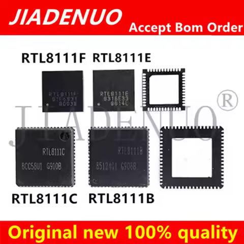 (5pcs) 100% original New RTL8111E RTL8111F RTL8111B RTL8111C RTL8111DL QFN Chipset