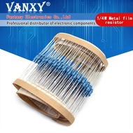 100PCS 220 ohm 220R 1/4W Metal film resistor 1%