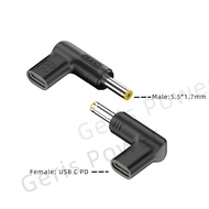 【New arrival】 65W 90W 100W USB Type C PD to DC 4.5x3.0 7.4x5.0 4.0x1.35 5.5x2.5 5.5x1.7 3.0x1.1mm La