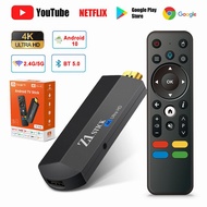 2024 New Z1 TV Stick Android 10.0 ATV with TV App 4K TV Box 2.4G&amp;5G Wifi Bluetooth TV Receiver Set Top Box Support Voice Control