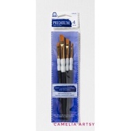 FolkArt Paint brush Set (Soft Grip Angular Brush) 4pcs🔥Offer🔥