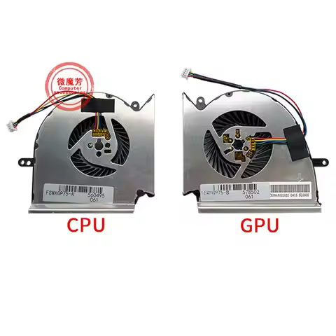 New Laptop cpu cooling fan For MSI GE75 GP75 GL75 WE75 VR MS-17E2 MS-17E4 MS-17E5 MS-17E7 N417 N414
