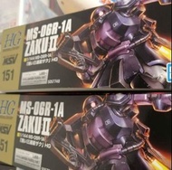 高達模型 Bandai 正版 藍標 Hg 黑色三連星高機動渣古Ⅱ