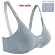 Autumnz - Zoe Maternity/Nursing Bra *FREE EXTENDER* (Grey) - 34CD/36B/36E/40E/42D