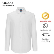 G2000 Men's White Long Sleeve Shirt