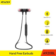 Awei A920BL Sports Earphones Wireless Earbuds Bluetooth Headphone With Mic For Cycling