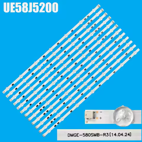 Kit LED Backlight Strip For UE58H5200AW UE58H5200 BN96-32771A 32772A DMGE-580SMA-R3 580SMB LM41-0009