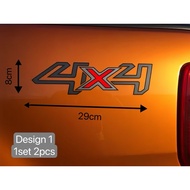 S1405 4x4 Logo Car Sticker For Ford Ranger