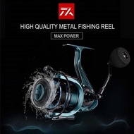 Spinning Fishing Reel 14+1 BB 5.5:1 – Strong Aluminum Fishing Reel, 10.5kg Fine Pull, Large Capacity